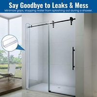 Bande d'étanchéité transparente blanche en forme de H sans cadre anti-collision pour porte, bande d'étanchéité en plastique pour porte de douche
