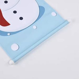Custom Design <b>Christmas</b> Halloween Festival Printing Window Wall <b>Door</b> <b>Decorations</b> Hanging Banner Flag - Product Image 3