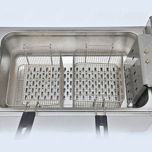 <span class=keywords><strong>Friteuse</strong></span> électrique commerciale 12L avec 300 fonctions °   <span class=keywords><strong>Friteuse</strong></span> à tube unique haute température avec double panier de cuisson - Product Image 6