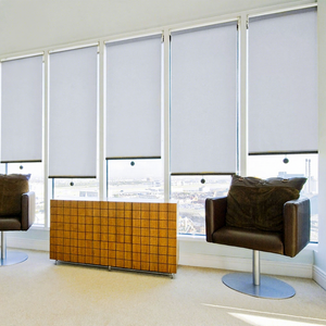 Stores motorisés pour fenêtre, stores enrouleurs électriques en lin, télé<span class=keywords><strong>commande</strong></span> intelligente avec arrêt automatique, installation intégrée, Tuya Alexa - Product Image 1