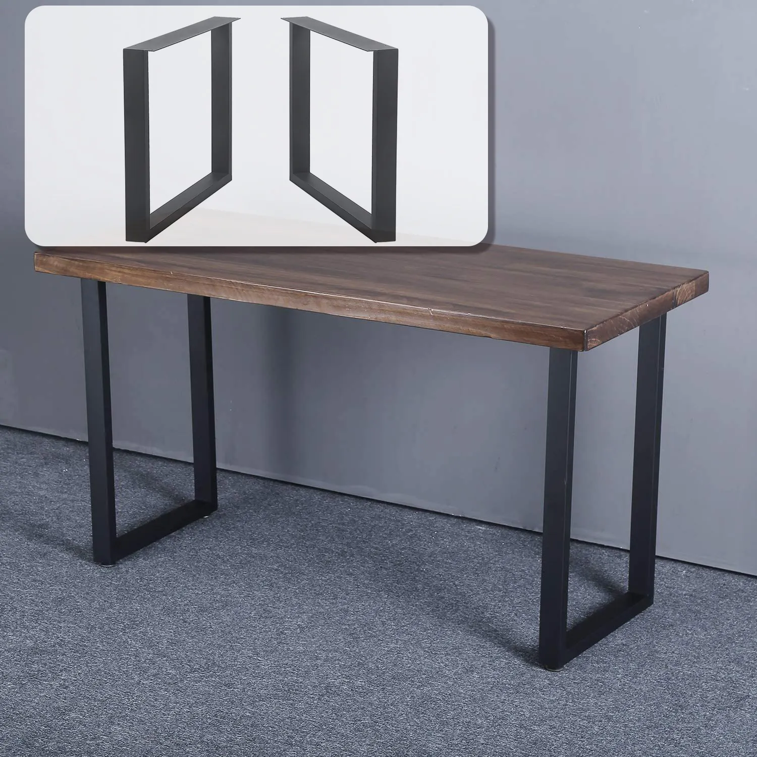 Güzellik ve dayanıklı yapı Modern mobilya ayakları ağır sanayi dökme demir yemek kahve yemek masası ayakları