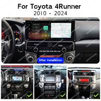 Autoradio Android 14 UIS7865 8 cœurs de 12,3 pouces pour Toyota 4Runner N280 2010 - 2024, écran CarPlay sans fil, lecteur multimédia