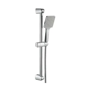 Momali High Quality European Wall-mounted sliding bar & shower head holder, Gold Slide Bar For Shower Set