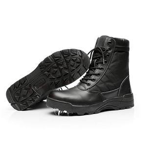 Botas de Entrenamiento TSB09 Negras Marrón Oscuro, Zapatos Tácticos para Desierto y Selva, Ligeros, de Gamuza, Impermeables y Antideslizantes - Product Image 4