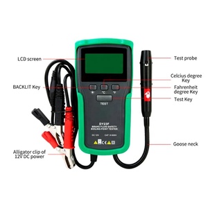 Testeur de liquide automobile numérique DUOYI DY23F 12,5 V, outil de vérification d'huile moteur pour voitures, indicateur HD DOT3/4/5/5.1, affichage du point de cuisson 100-320°C - Product Image 1