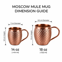 Mug à bière et vin ovale en acier inoxydable à paroi simple de 14/18 oz, motif martelé, avec poignée, idéal pour les voyages – Vente en gros personnalisée