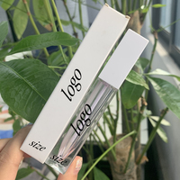 Emballage carré transparent pour gloss à lèvres, tube vide personnalisé pour cosmétiques, conteneur en plastique de haute qualité pour rouge à lèvres liquide