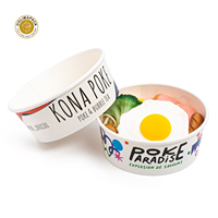OOLIMAPACK Bol à salade jetable en papier kraft écologique pour contenants alimentaires