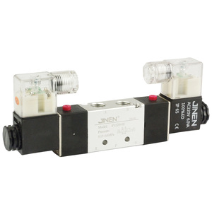 Vanne solénoïde JINEN 4V220-08 AC220V 0.15-0.8MPa à double commande, inverseur pneumatique bidirectionnel cinq voies - Product Image 3