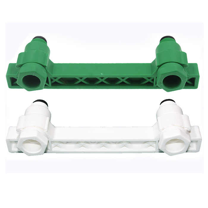 Custom logo Ppr fittings duplex locator PPR showerhead internal bend locator faucet fixer 15cm