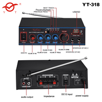 YATAO-miniamplificador de potencia para el hogar, 2 canales, BT, transformadores de núcleo de cobre