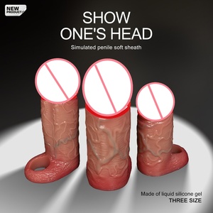 <span class=keywords><strong>Préservatif</strong></span> pour hommes. Un pénis en silicone qui augmente en taille et en épaisseur. Un jouet sexuel transfrontalier populaire et très vendu. - Product Image 5