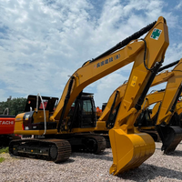 Excavatrice sur chenilles Caterpillar 320D, 20 tonnes, d'occasion, pour travaux de construction moyenne, excavatrice hydraulique Cat, engin de terrassement