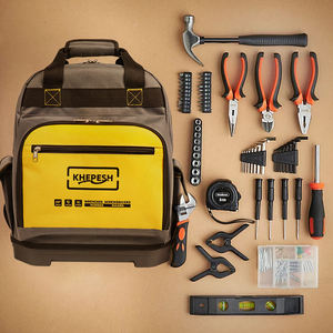 Mochila de herramientas impermeable personalizada de 14 pulgadas, compatible con OSHA, para uso industrial y de construcción - Product Image 6