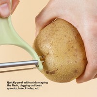 Keramisch Fruit Meloen Schaafmachine Peeling Messenset Roestvrij Staal Multifunctionele Pp Snijplank Voor Thuisgebruik Van Studenten