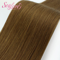 Superbe Cheveux Humains Double Drawn Genius Butterfly Weft # 6 mèches brunes moyennes de 28 pouces pour salons de beauté, vente en gros