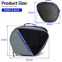 Pour YAMAHA Tracer 9 Tracer 9 GT nouvelles pièces de moto doublure intérieur bagages rangement sacs de boîte latérale 2020 2021