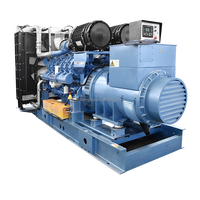 Générateur diesel super silencieux 1000 kVA 800 kW 60 Hz à démarrage automatique, châssis ouvert, ATS, prix usine, à vendre