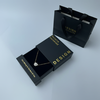 Boîte cadeau de luxe en carton rigide recyclable sur mesure, de forme carrée, pour lunettes et montures, avec finition bronzée et fermeture magnétique