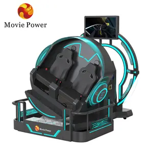Cadeira de realidade virtual para jogos de vídeo ovos vr simulador de rotação de 360 graus equipamento de entretenimento de cinema VR realidade virtual