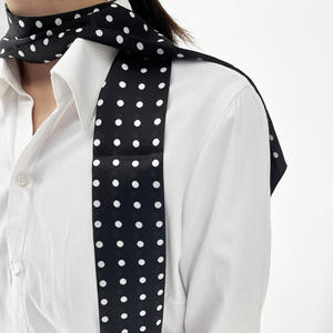 Pañuelo Largo Sencillo con Estampado de Lunares, Cinturón Decorativo de Alta Gama, Hecho a Medida por el Fabricante - Product Image 2