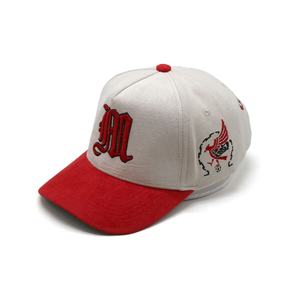 Высококачественная хлопковая уличная Кепка с вышитой веревкой, <span class=keywords><strong>5</strong></span> панелями, оптовая продажа, Кепка для дальнобойщика с пользовательским логотипом - Product Image 5