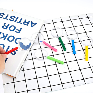 Lupa <span class=keywords><strong>de</strong></span> Mano para Niños, Ecológica, <span class=keywords><strong>de</strong></span> Plástico, Colorida, <span class=keywords><strong>de</strong></span> 40 mm, 3X, Juguetes para Niños, Venta al por Mayor - Product Image 1