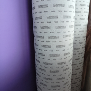 D dms dimeisi q22t personalizado, materiais jumbo de qualidade profissional 180 grão gancho e rolos de lixa de película roxa da china - Product Image 3