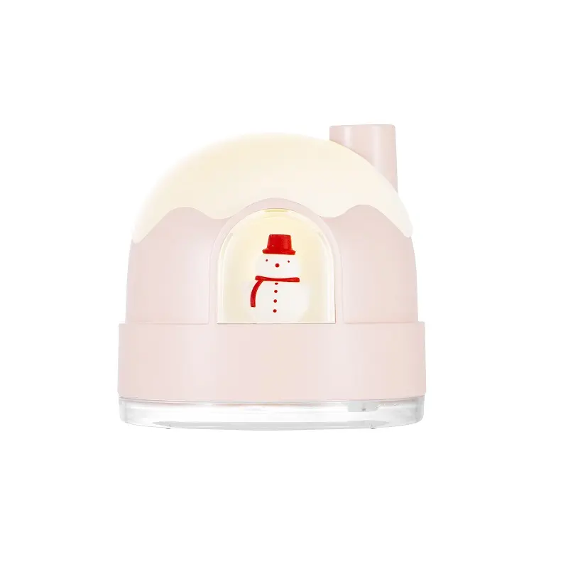 Semprotan pelembab udara Usb anak, Humidifier udara terbaik untuk bayi, manusia salju Natal, semprotan rumah Usb 350ML