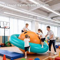 Pursuefree Dôme Gonflable Rocker Bouncer, Utilisation Double Eau & Terre, Matériau Épaissi, Jouet Gonflable pour Enfants, Balle Rebondissante, Jouet Aquatique