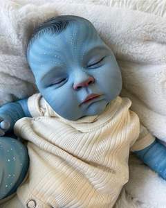 Cokela - Muñeca Reborn Realista de 50 cm, Tono de Piel <span class=keywords><strong>Avatar</strong></span>, Muñeca Coleccionable de Vinilo, Envío Directo - Product Image 3