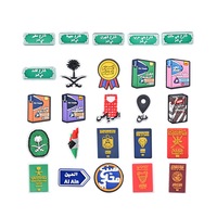 Breloques de chaussures en PVC en gros, thème snacks arabes du Moyen-Orient, accessoires de décoration pour chaussures, adaptées aux cadeaux pour enfants