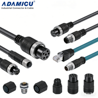 Câble de caméra de recul MDVR étanche de haute qualité, double blindage, 4 broches, câble aviation avec câble de déclenchement, vente en gros