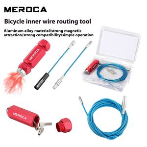 Herramienta de enrutamiento interno de aleación de aluminio Meroca, enhebrador de plomo magnético para <span class=keywords><strong>bicicleta</strong></span> de montaña, <span class=keywords><strong>accesorios</strong></span> de Cable de marco de fibra de carbono - Product Image 5