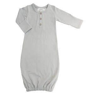 Oganic Cotton <strong>Newborn</strong> Baby Girl Boy Sleeping <strong>Dressing</strong> <strong>Gown</strong> with Hat - Product Image 2