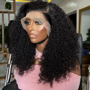 Giá rẻ nguyên Brazil tóc ngắn Bob tóc giả tóc con người ren phía trước HD ren phía trước Tóc Giả afro kinky xoăn glueless Full HD ren tóc giả - Product Image 1