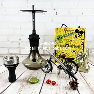 Nhà Máy Outlet Alpha Loạt Mini Misha Thép Không Gỉ Hookha Frosted Nga Thiết Kế Truyền Thống - Product Image 3