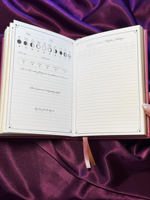Journal de Manifestation Guidée LABON Holographique en Cuir Végétalien A6 avec Bords Dorés Arc-en-ciel et Couverture Rigide – Carnet Spirituel