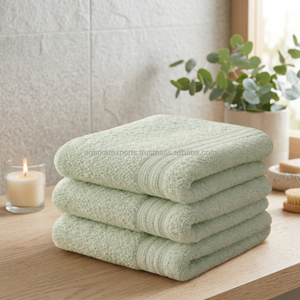 Toalla facial 100% algodón, 600 GSM, diseño jacquard, secado rápido, toalla deportiva para hotel, spa, gimnasio y uso personal diario. - Product Image 4
