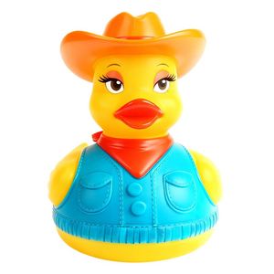 Juguetes Educativos para el Baño y el Agua para Niños, Patitos Amarillos con Temática de Vaquero, Venta al Por Mayor - Product Image 2