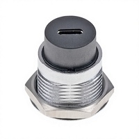 Módulo Tipo-C, Conector Hembra Circular Tipo D, Extensión de Red de Datos, Interfaz de Transmisión de Red, Instalación en Panel, Protección contra el Polvo