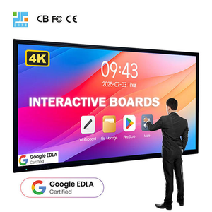 กระดานอัจฉริยะแบบอินเทอร์แอคทีฟ EU 55 65 75 86 98 1 4k  หน้าจอสัมผัส HD สำหรับโรงเรียน กระดานไวท์บอร์ดอัจฉริยะแบบอินเทอร์แอคทีฟ - Product Image 1