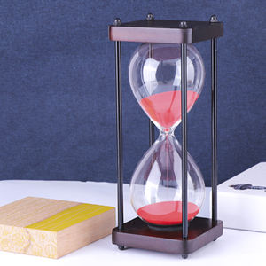 Personnalisé Luxe Vintage 30 60 120 Minute Cadre en Bois Verre <span class=keywords><strong>Sablier</strong></span> Décor à la Maison <span class=keywords><strong>Sablier</strong></span> pour Cadeaux d'Affaires - Product Image 4