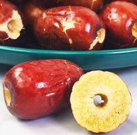 Fruits secs populaires chinois, collation croustillante, dattes rouges sans pépins, fruits de jujube lyophilisés