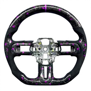 Volante Deportivo de Fibra de Carbono Forjado con Base Plana en Forma de D para Ford Mustang 2015 2016 2017 2018 2019 2020 2021 <span class=keywords><strong>2022</strong></span> 2023 - Product Image 5