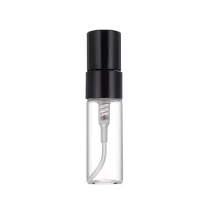 ガラス香水スプレーボトルミニ香水ガラス瓶透明チューブ空バイアル5ml 10ml