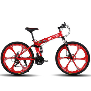 Bicicleta de Montaña con Suspensión Completa para Hombre y Mujer, 24/27/30 Velocidades, con Frenos de Disco, Disponible en 24/26/27.5 Pulgadas, para Ciclismo Todoterreno - Product Image 5