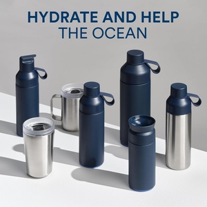 Bouteille d'eau isotherme en acier inoxydable 304 de 650 ml (22 oz) avec grande ouverture, filtre à thé amovible et poignée en corde - Product Image 4
