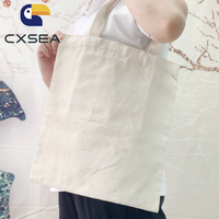 Sac fourre-tout en tissu de coton librement personnalisé Logo personnalisé avec sérigraphie pour les cadeaux de promotion