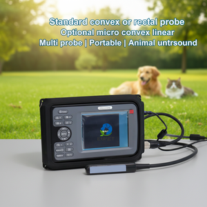 Échographe vétérinaire portable EUR VET, mode 2D, plusieurs modes de visualisation couleur, enregistrement HD, batterie longue durée 6 heures, stockage sur carte USB/TF - Product Image 1